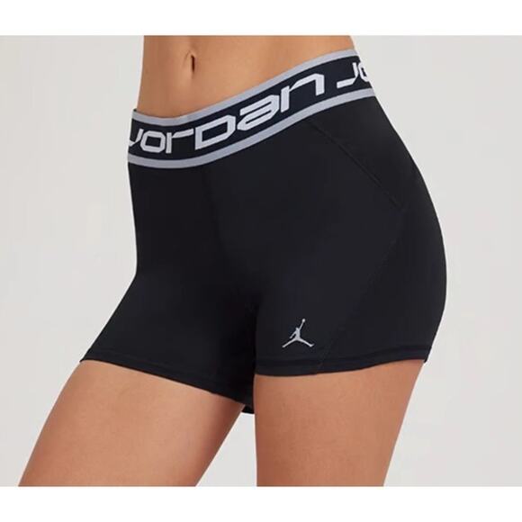 Nike Women's Air Jordan Sport Bike 5" Shorts Black FB4623-010 i - Picture 1 of 8